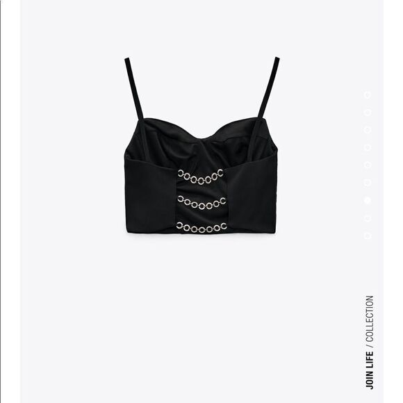 Zara back jewel trip top - Picture 7 of 8